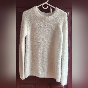 LC Lauren Conrad Fuzzy Crewneck Sweater